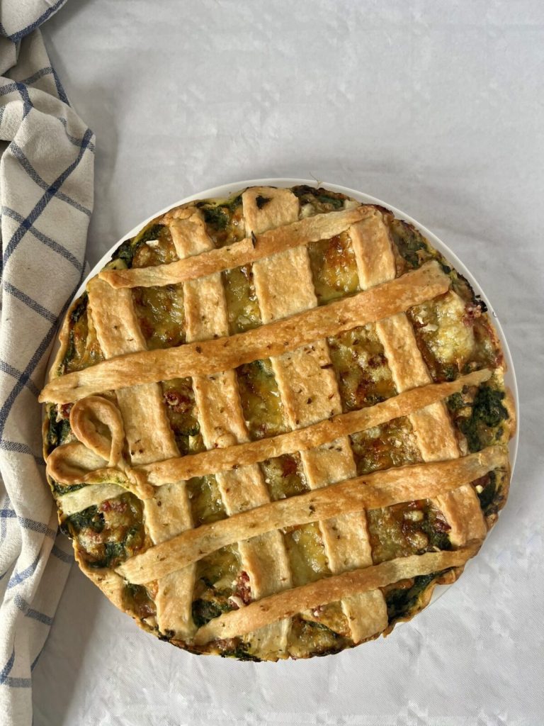 herzhafter Spinatkuchen