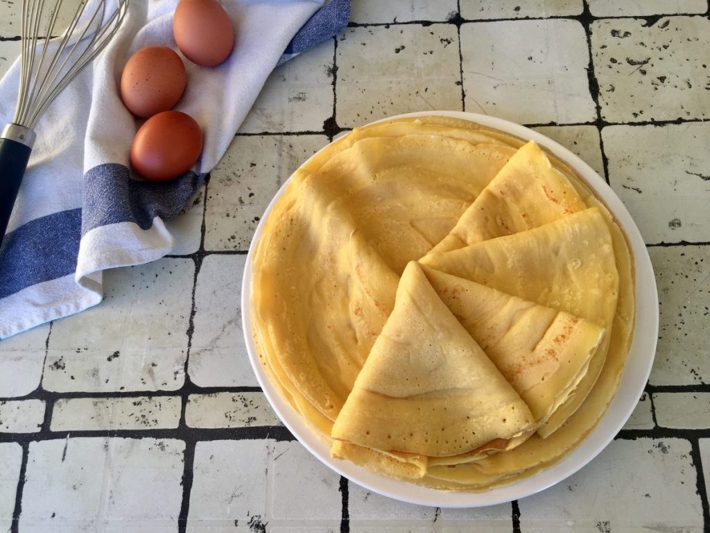 Crêpes Teig Basis süß herzhaft