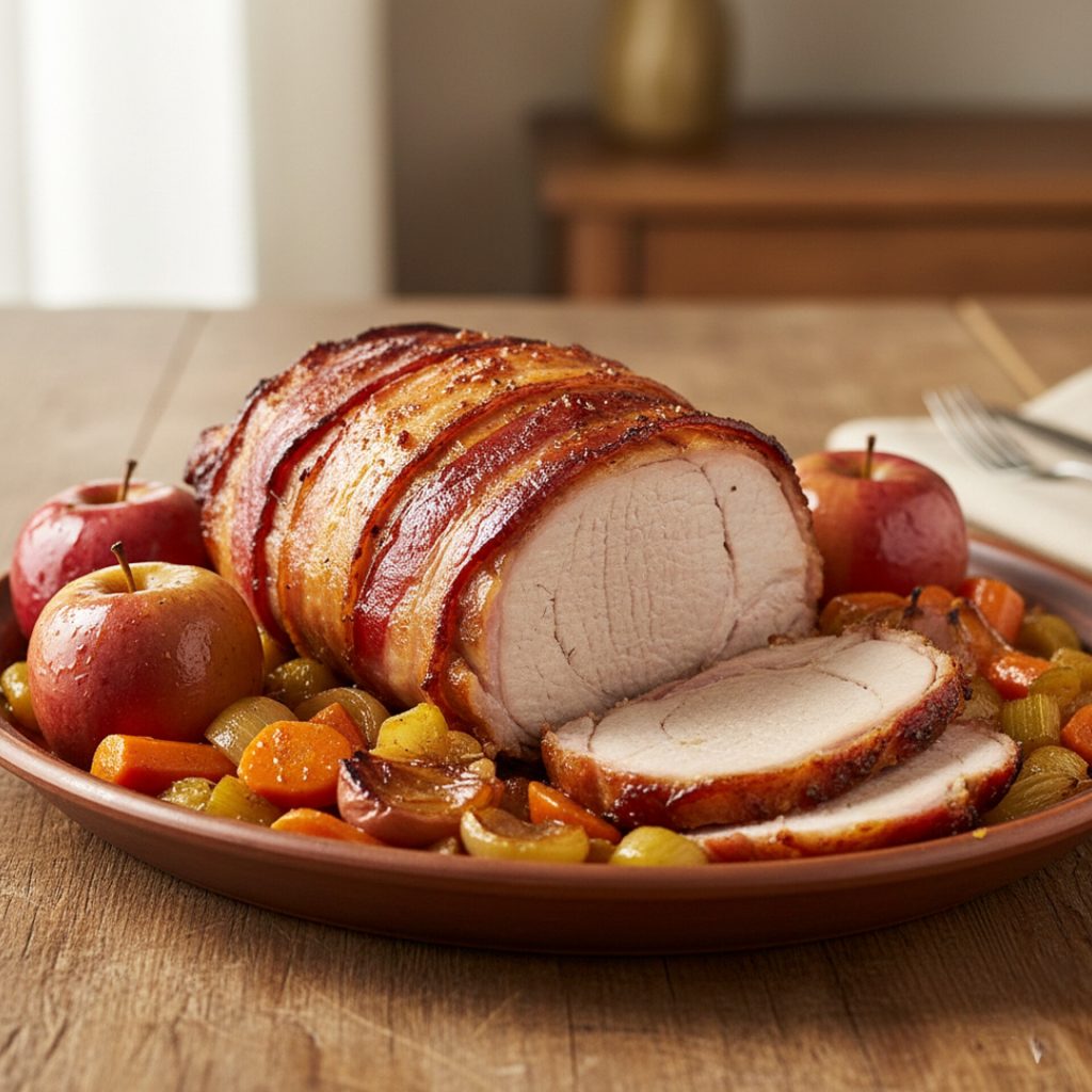 Schweinebraten mit Äpfeln