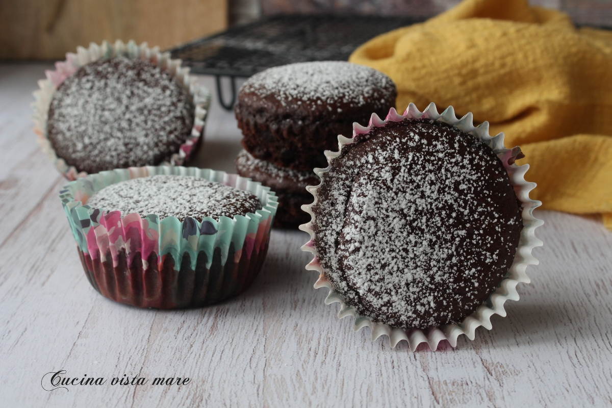 Kakao Muffins in der Heißluftfritteuse