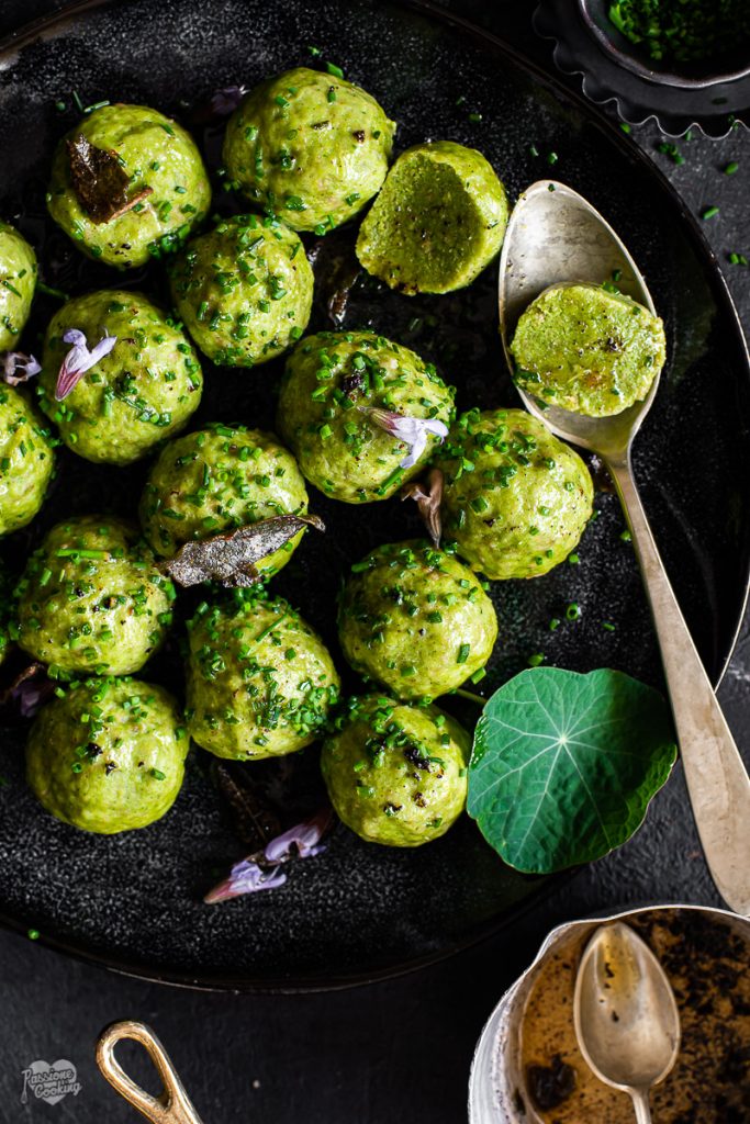 Kapuzinerkresse-Knödel