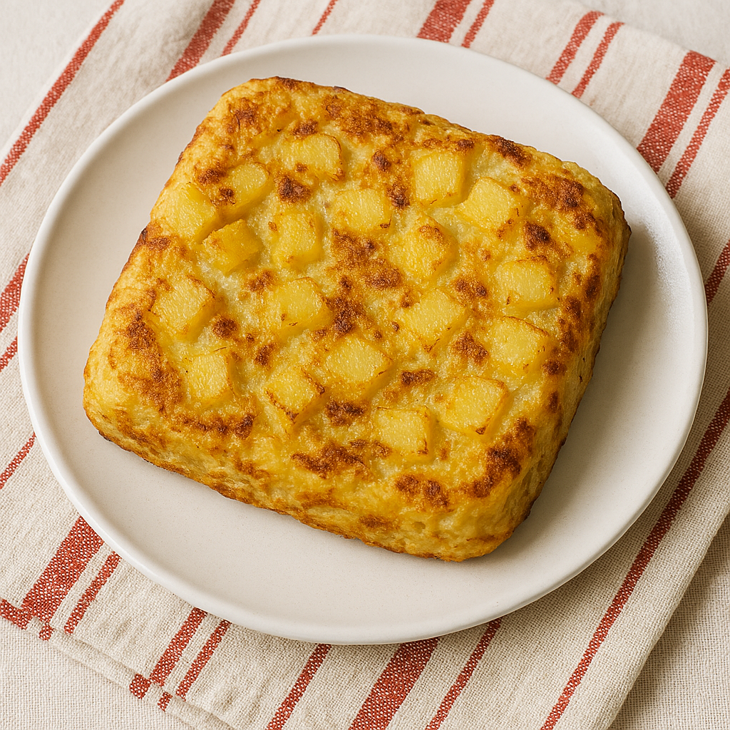 Kartoffelomelett in der Heißluftfritteuse