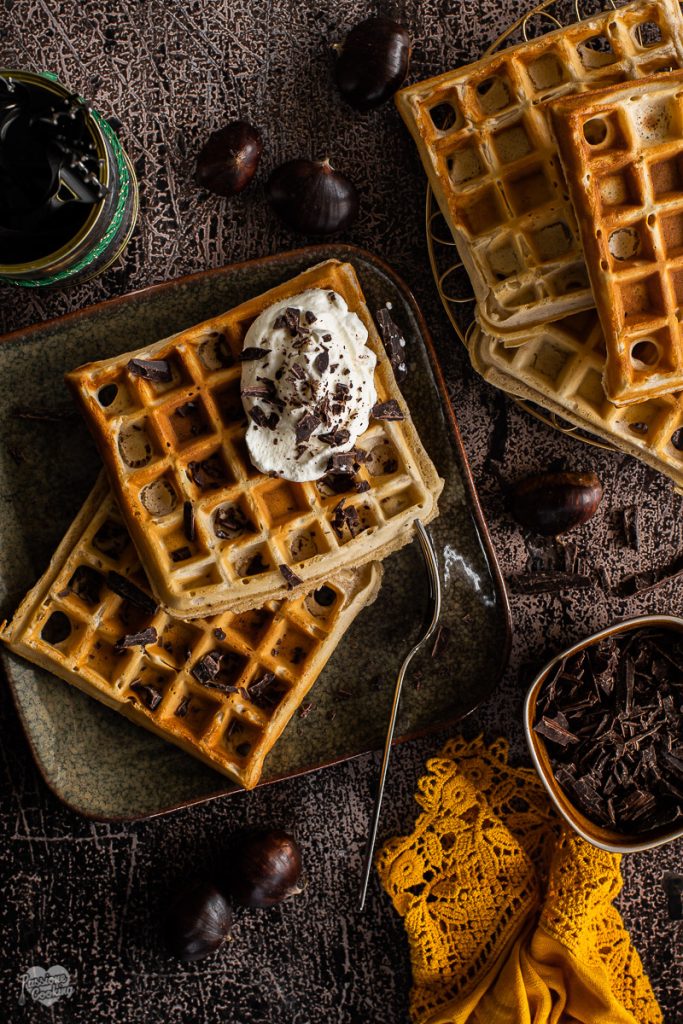 Kastanienwaffeln