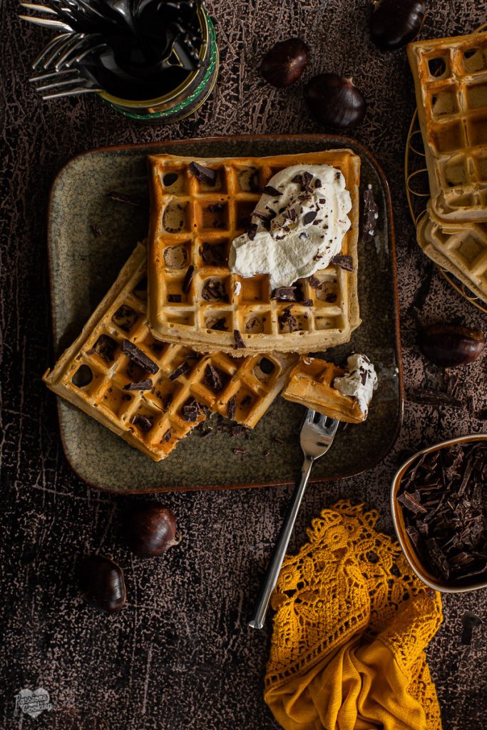 Kastanienwaffeln