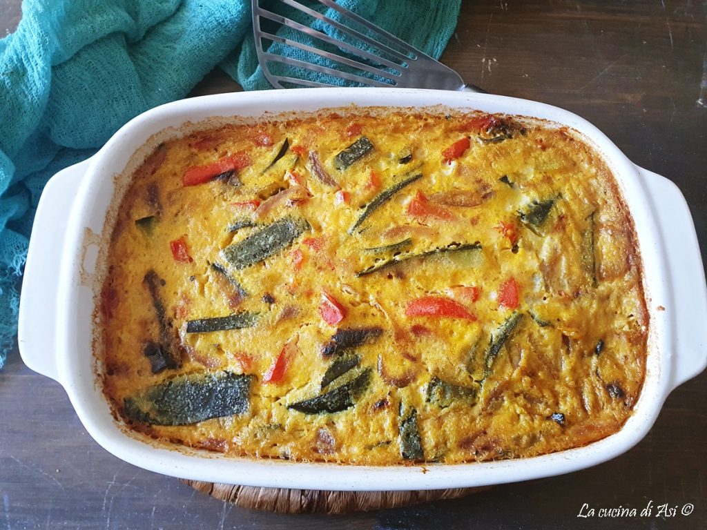 Kichererbsenmehl und Ofengemüse Focaccia
