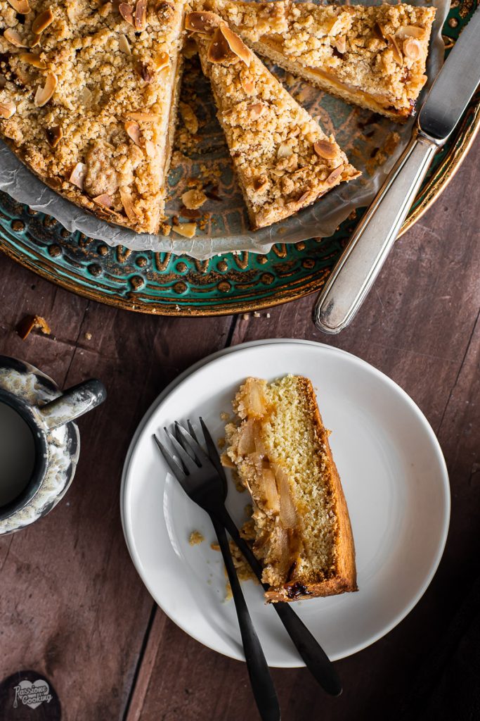 Knuspriger Apfelkuchen