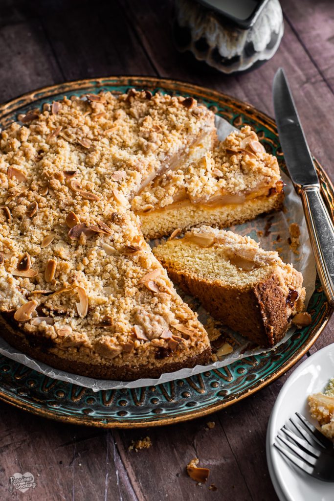 Knuspriger Apfelkuchen