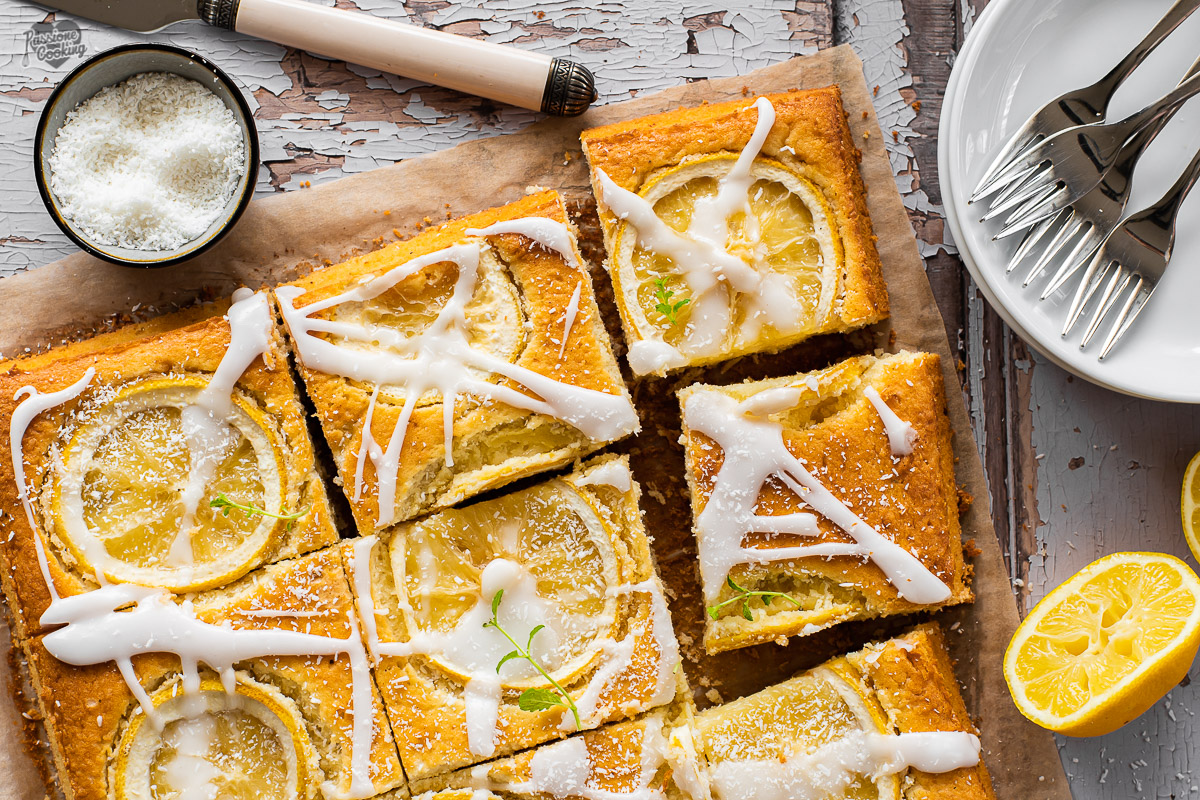 Kokos-Zitronen-Kuchen