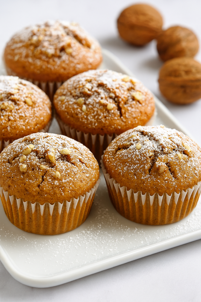 Kürbis-Walnuss-Muffins in der Heißluftfritteuse