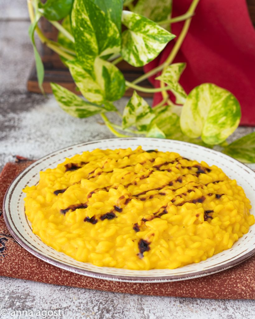 Kürbisrisotto mit Balsamico-Essig