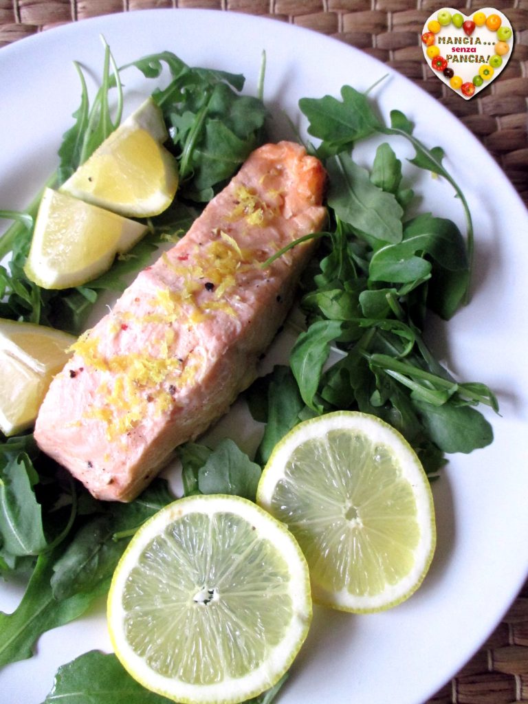 Lachs in der Folie Heißluftfritteuse, Mangia senza Pancia