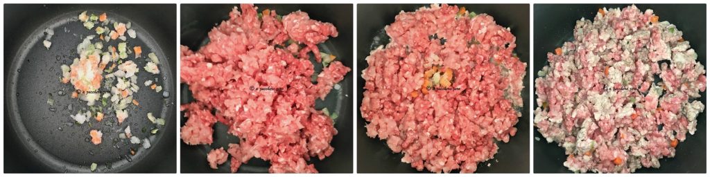 Leichtes und schnelles Fleischragout