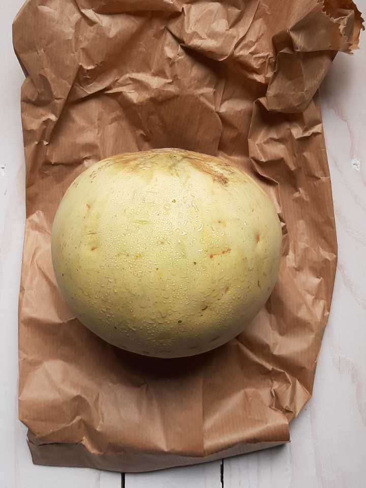 Melone bereit zum Schneiden