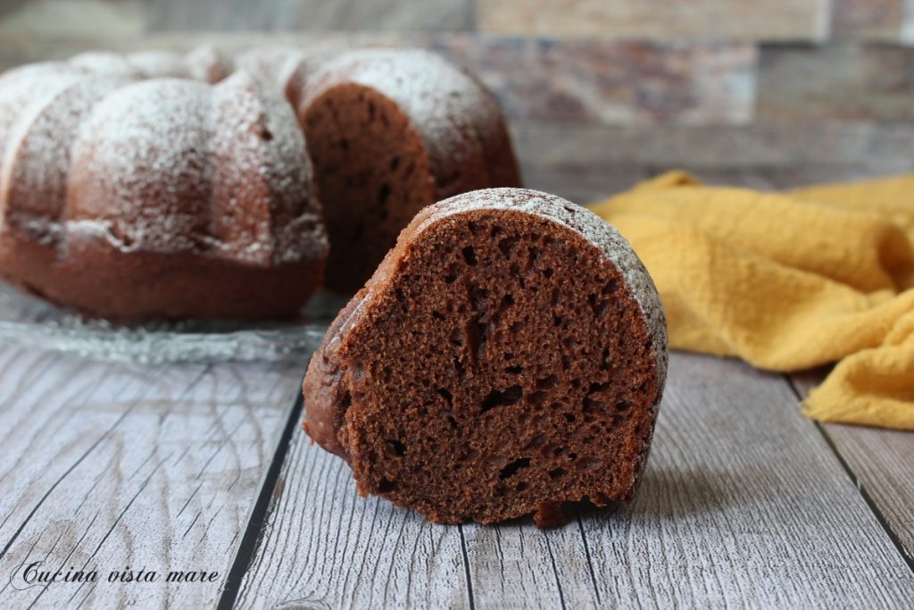Morgenkakao-Kranzkuchen Küche mit Meerblick