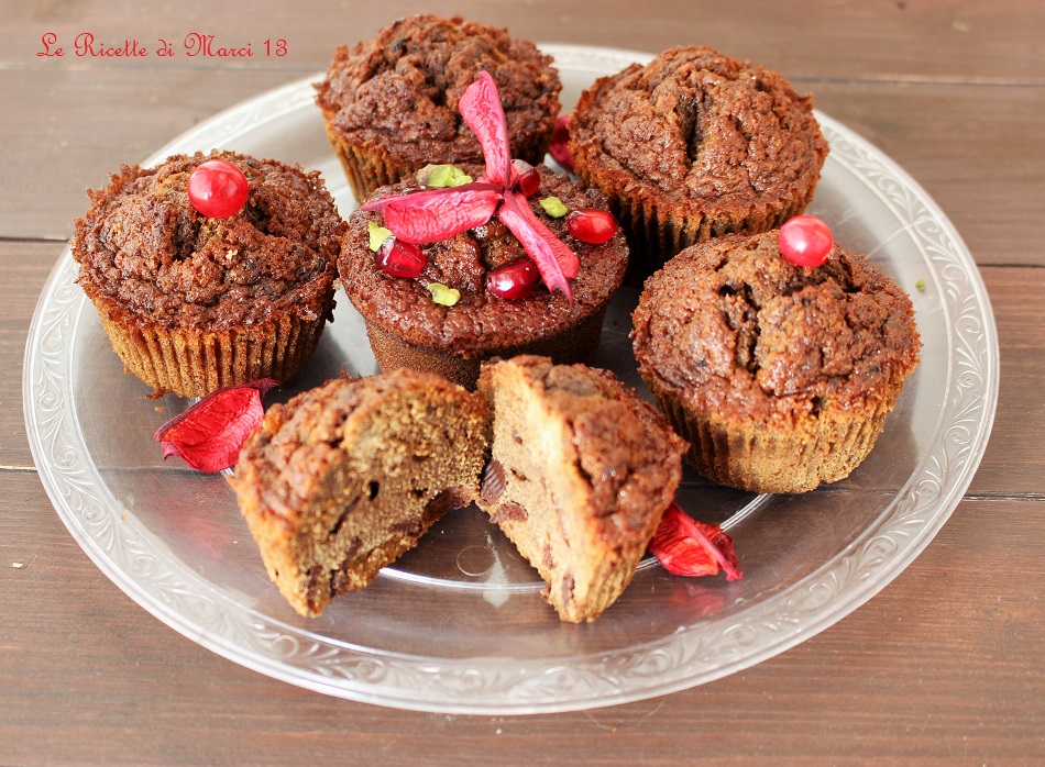 Kaffee-Muffins mit Kastanienmehl