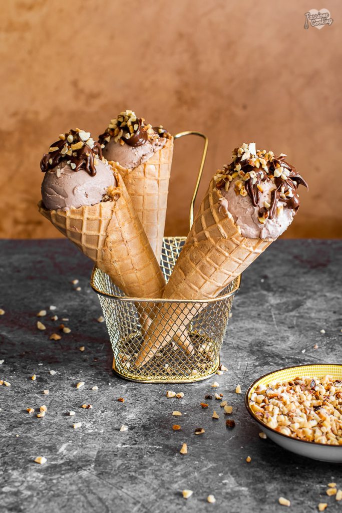 Nutella-Eis ohne Eismaschine