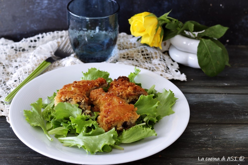 Panierte und frittierte Koteletts