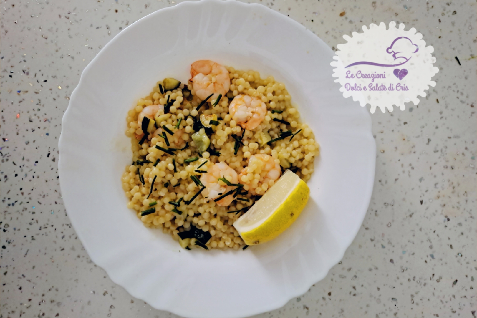 Couscous mit Garnelen