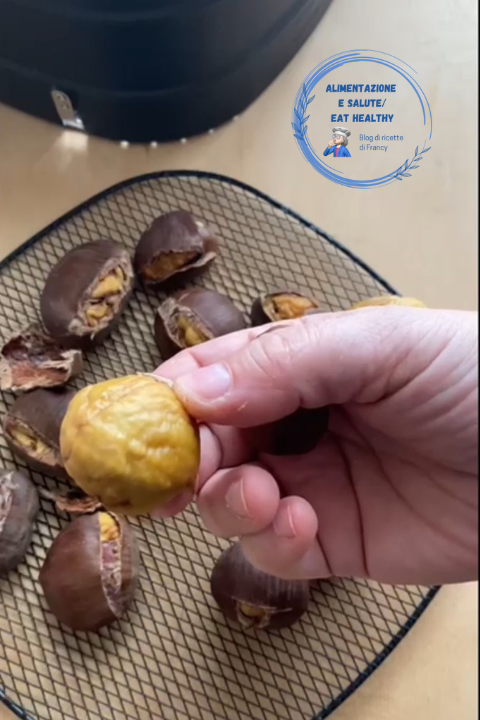 Wie man Kastanien in der Heißluftfritteuse röstet
