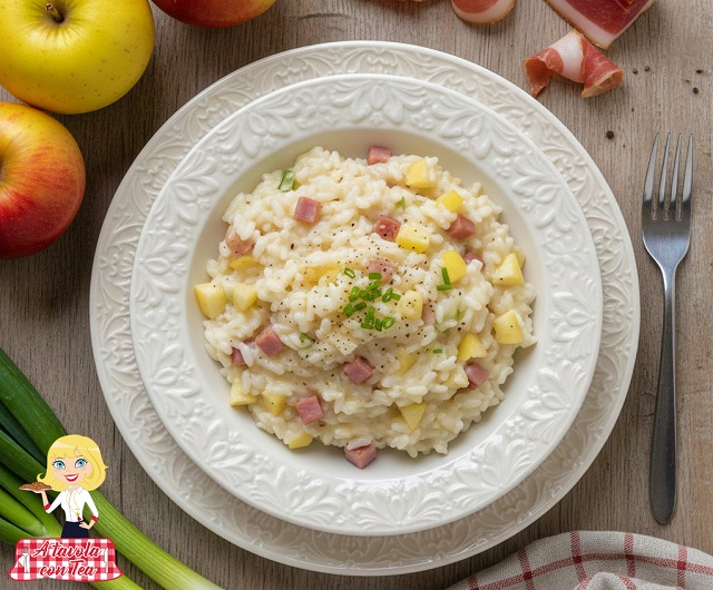 CREMIGES RISOTTO MIT APFEL UND SPECK