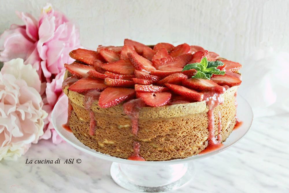 Ricotta-Dessert mit Erdbeeren