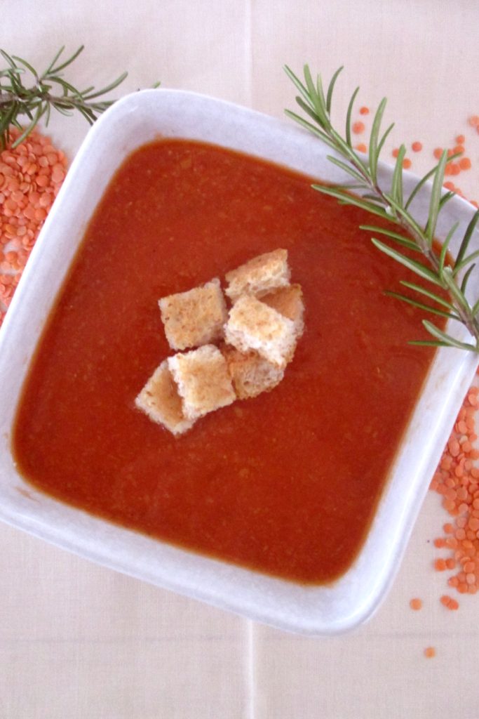Rote Linsen-Suppe - Mangia senza Pancia