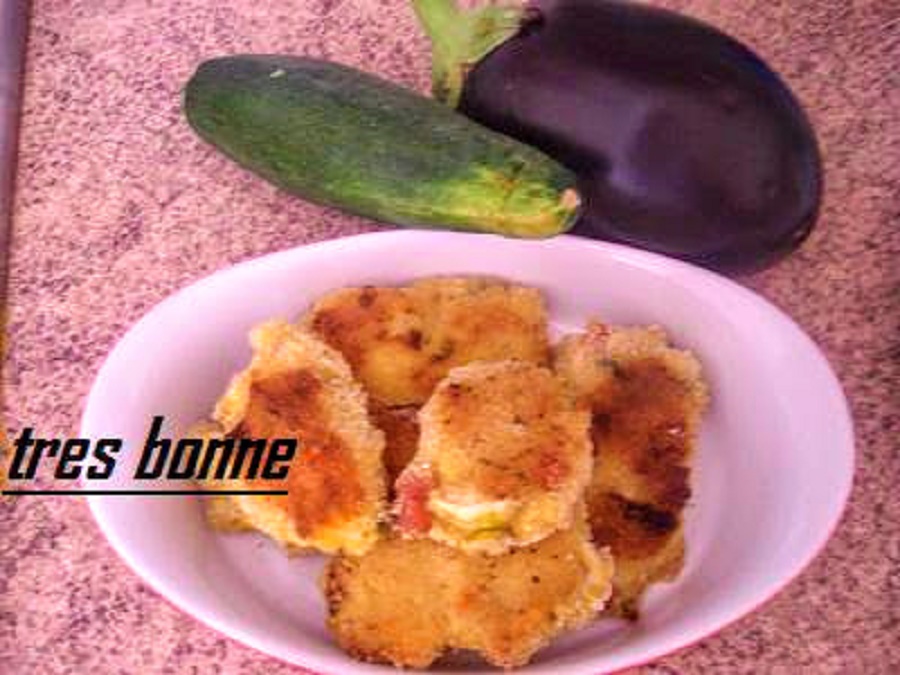 Kartoffel-Zucchini-Auberginen-Kroketten