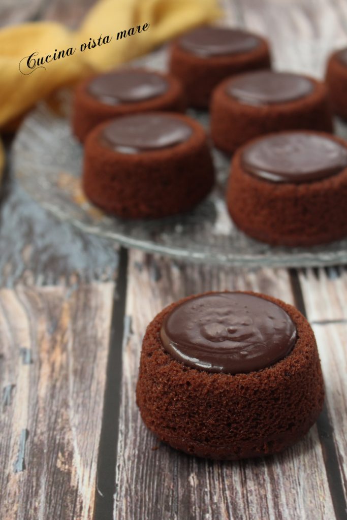 Sachertorte Geschmack Küchlein Küche mit Meeresblick