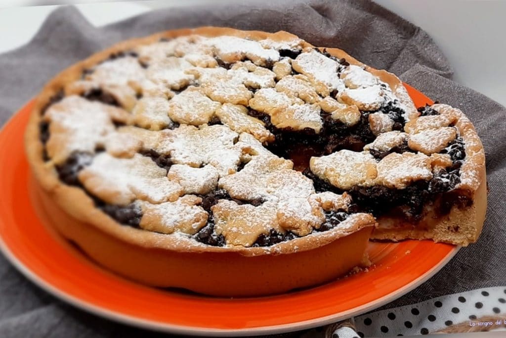 Sahne- und Schokoladenkuchen