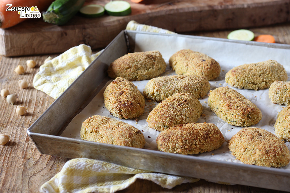 Saltimbocca aus Kichererbsen und Gemüse