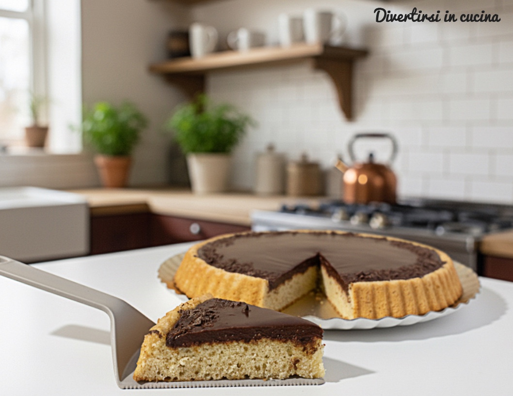 Weiche Torte mit Schokoladenganache