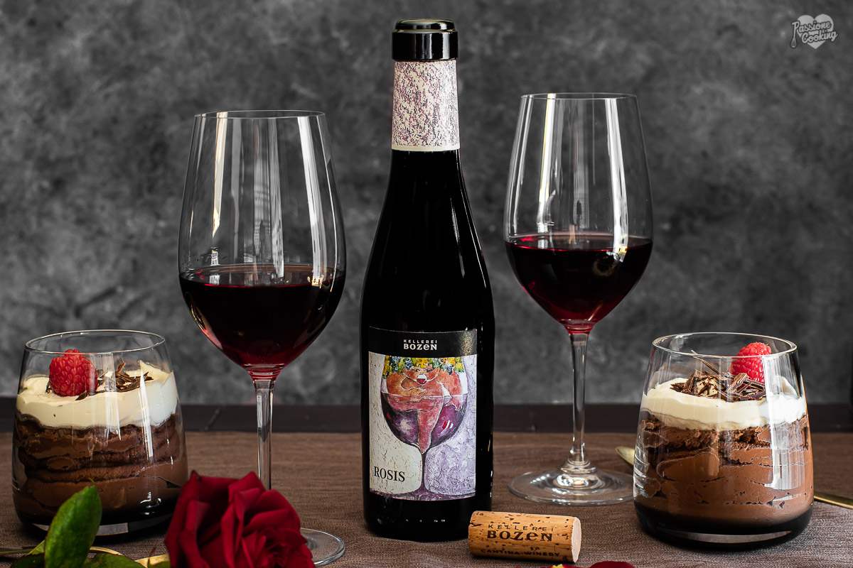 Schokoladen- und Mascarpone-Mousse