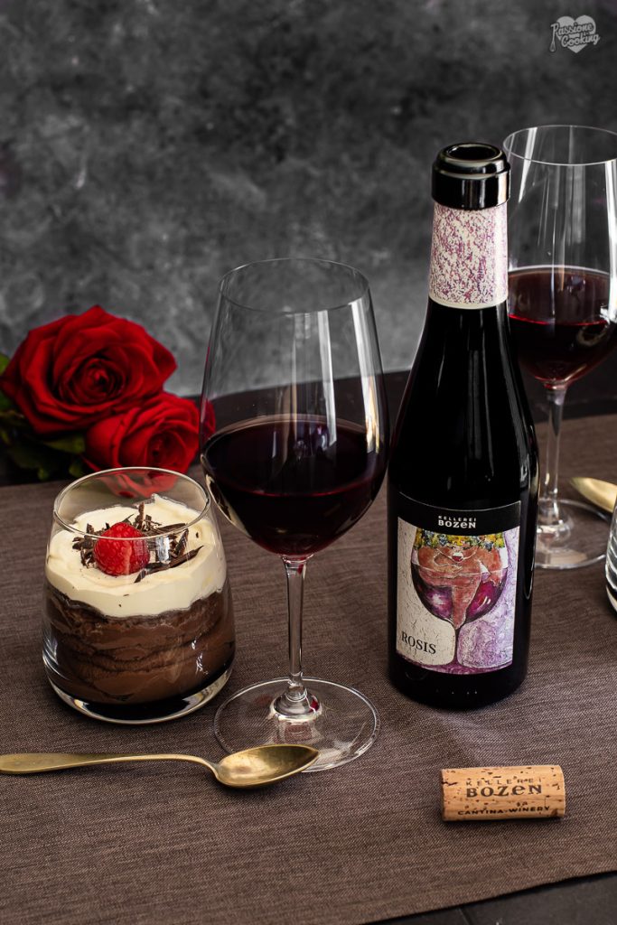 Schokoladen- und Mascarpone-Mousse