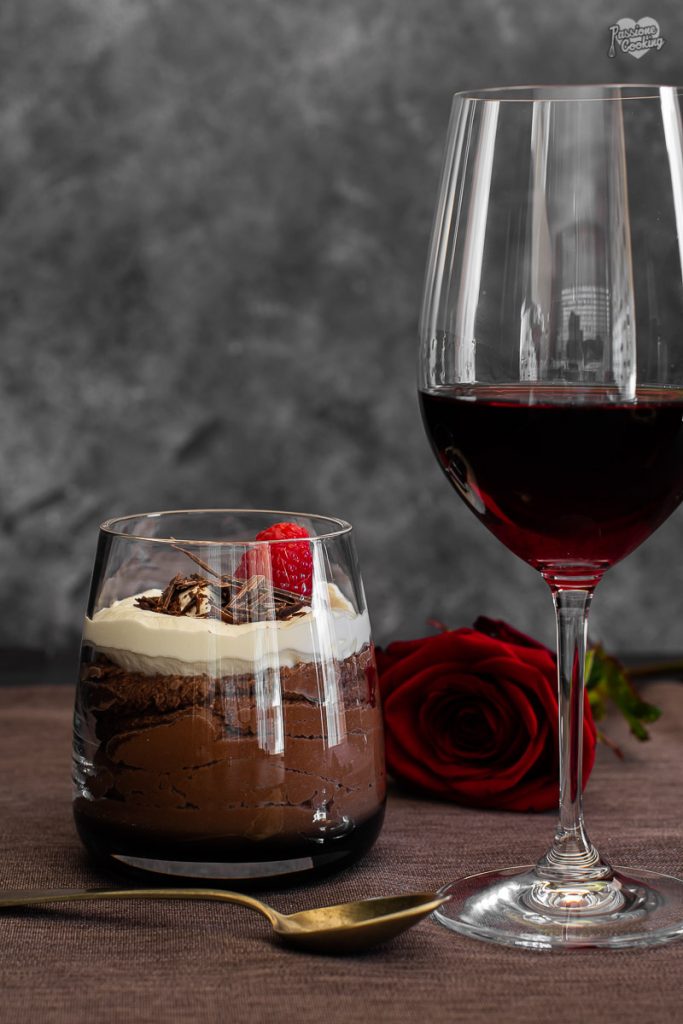 Schokoladen- und Mascarpone-Mousse