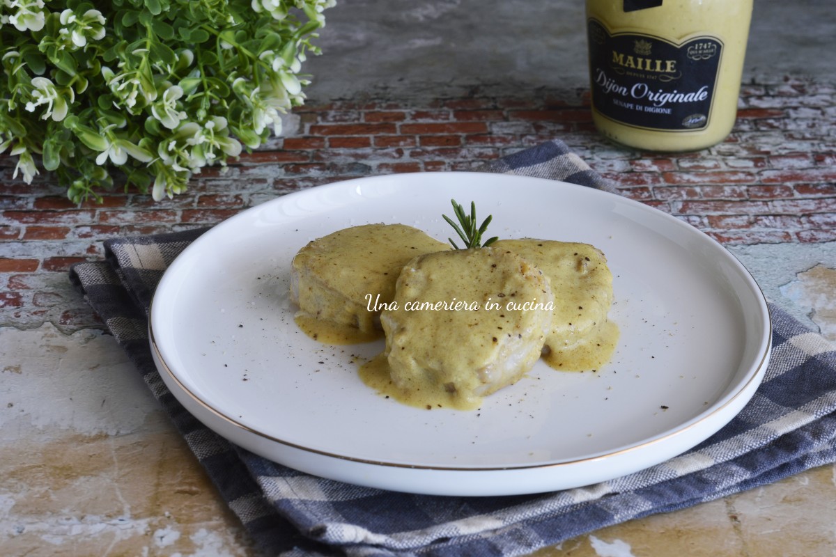 Schweinefilet mit Senf ohne Sahne