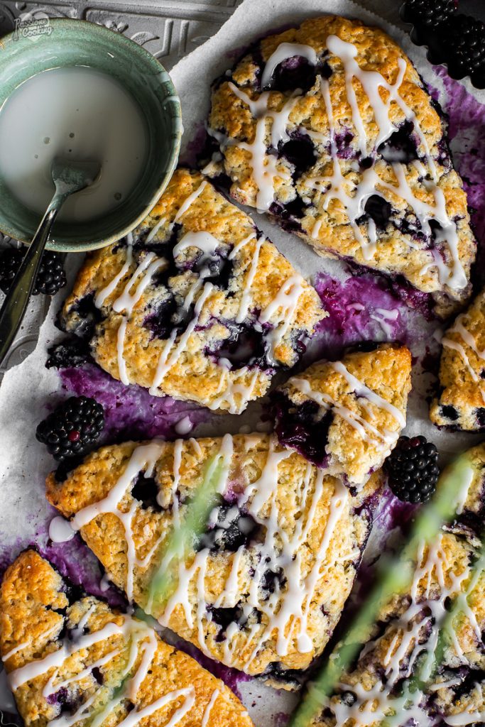 Scones mit Blaubeeren