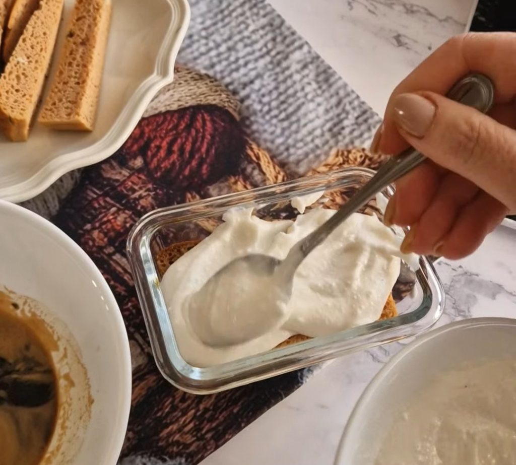 Das fit Tiramisu mit Plumcake Nuvola Zero