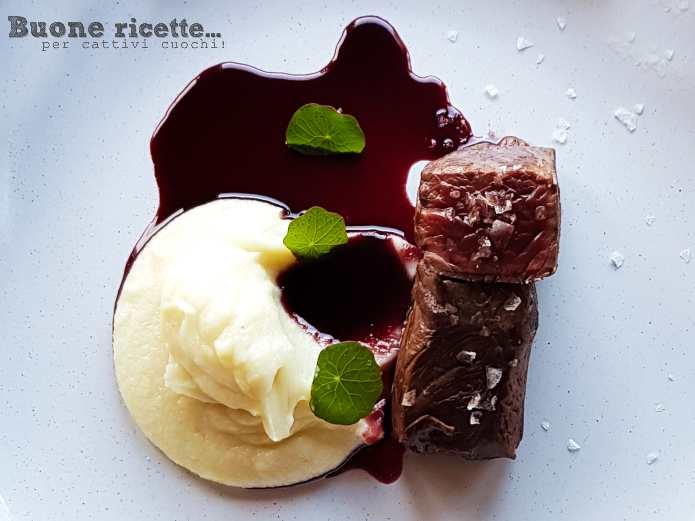 Skirt Steak mit Rotweinreduktion