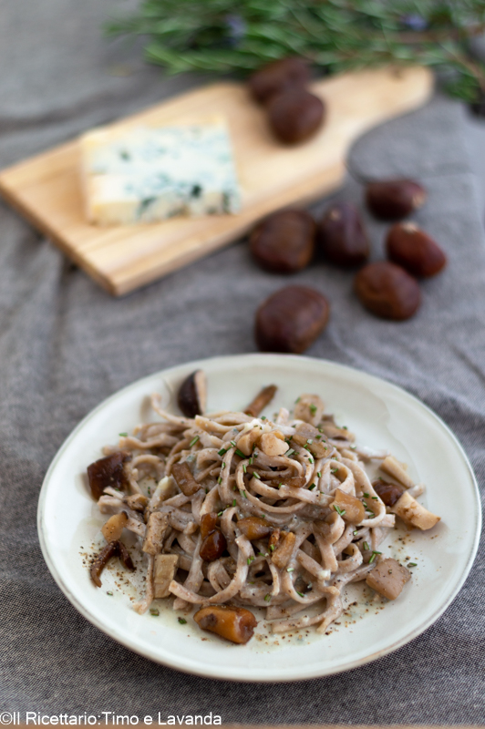 Tagliatelle mit Kastanienmehl