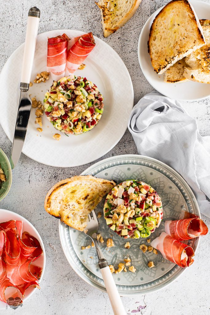 Tartare vom Südtiroler Speck IGP