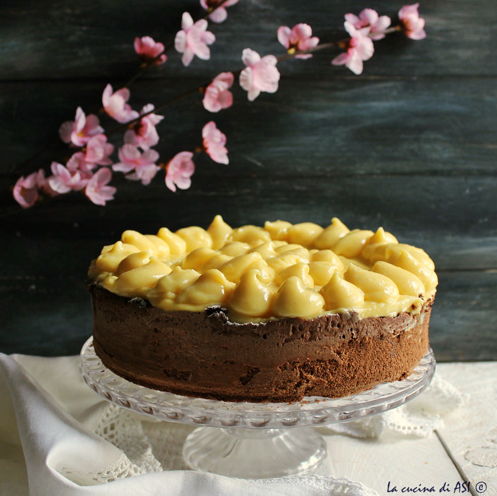 Torte Creme und Schokolade
