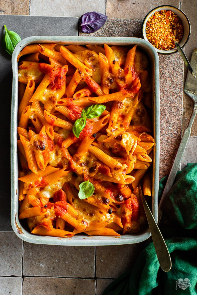 Überbackene Pasta nach Sorrentina Art