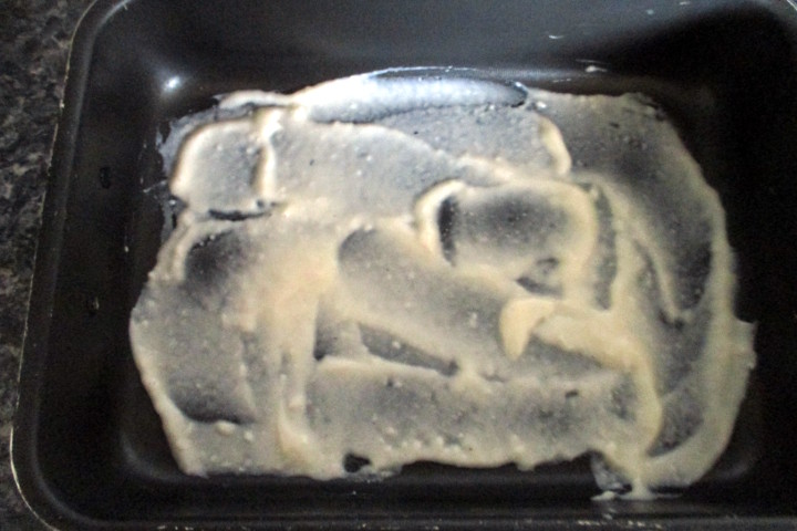 Zubereitung der vegane Radicchio- und Pilz-Crespelle, Mangia senza Pancia