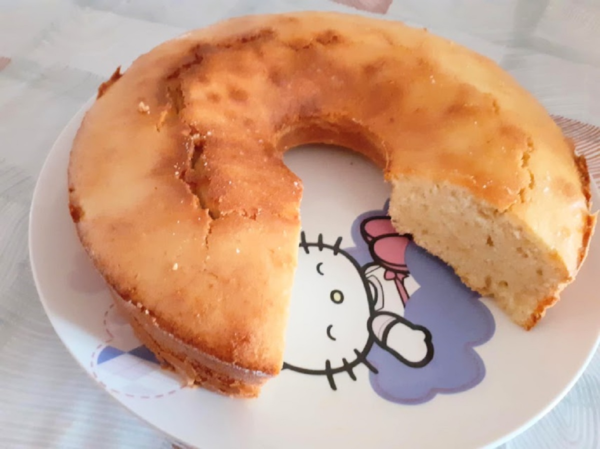 Wasserkranzkuchen ohne Butter, weich und sehr leicht