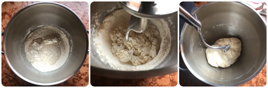 Torta di pane a girelle - IMPASTO 2