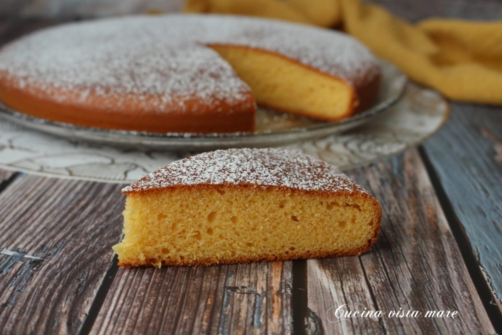 Weicher Kuchen ohne Eier, Cucina vista mare