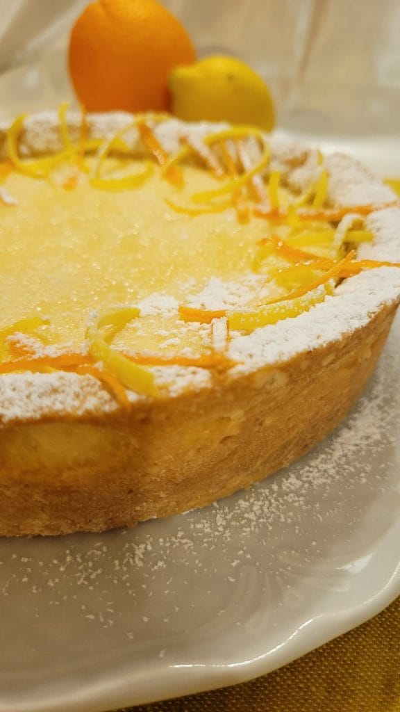 Ricotta- und Zitruskuchen aus der Heißluftfritteuse