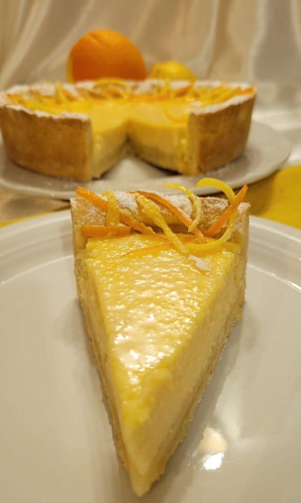 Ricotta- und Zitruskuchen aus der Heißluftfritteuse