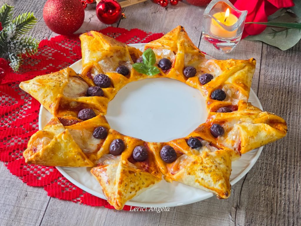 Pikante Weihnachtsstern ein Schmelzender Kern