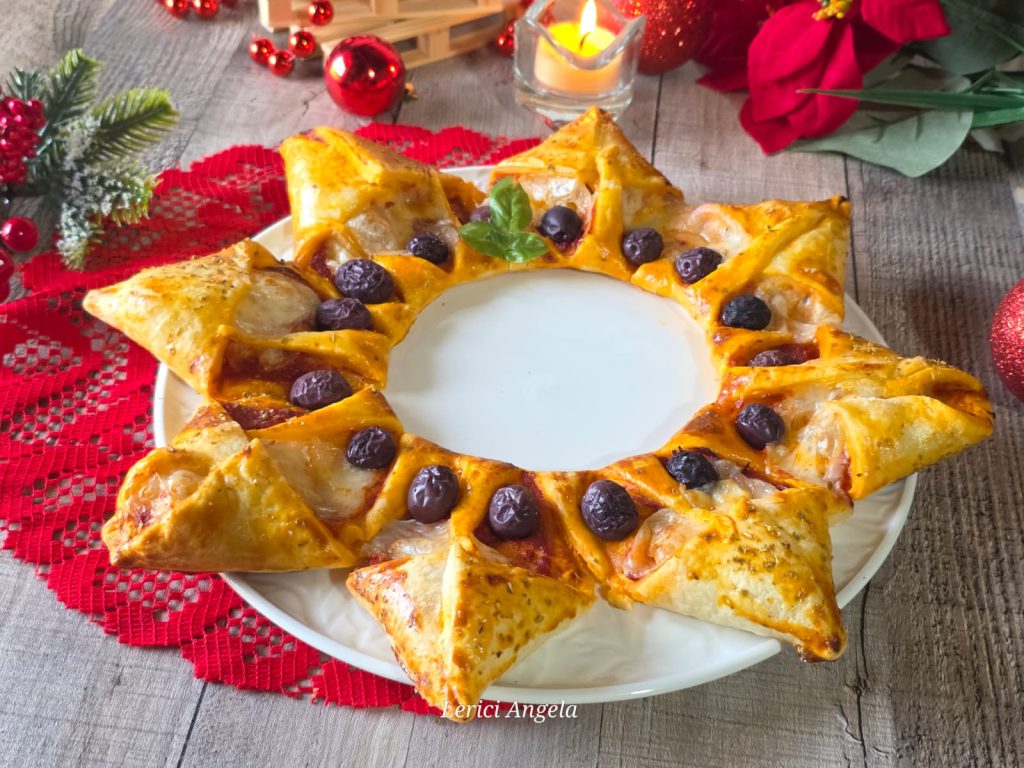 Pikante Weihnachtsstern ein Schmelzender Kern